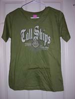 Olive Anchor 2008 V-Neck T-Shirt (Adult)